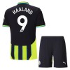 Camisola + Calções Manchester City Haaland 9 Criança Equipamento 2ª 24/25